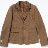 41UtZvpoV-L.jpg Women's Two Buttons Blazer Work Office Suit Jacket Notch Lapel Tuxedos Coat with Pockets