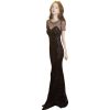 41yaVsLe9vL.jpg Elegant Round Neck Black Sequin Cocktail Dress Women Formal Party Evening Dress