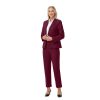 515M8ZnTL.jpg Women Suits 2 Piece Pants Suits for Women Dressy Business Work Professional Slim Fit Suit