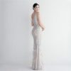 51IdwG6vt6L.jpg Womens Elegant Banquet Evening Gown Fashionable Slim Formal Party Maxi Dresses