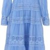 51P08238KL.jpg Women's Muslim Wedding Guest Dress Long Sleeve Cotton Lace Embroidery Plain Maxi Bridesmaid Evening Dress