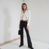 51WBmoF-lUL.jpg Womens Cropped Blazer Business Casual Lightweight Long Sleeve Suit Jacket Work Office Blazer for Women