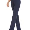51nSpqCiCIL.jpg Women's Stretchy Straight Leg Dress Work Pants Business Office Casual Slacks with Pockets