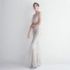 51x-Y0B98L.jpg Womens Elegant Banquet Evening Gown Fashionable Slim Formal Party Maxi Dresses