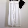 611nThDNo2L.jpg Women's Linen Vest Set - High Waist Wide Leg Pants