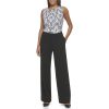 Women's Zipper Fly Stretch Wear to Work Suits Pant