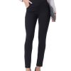 617CvY9yToL.jpg Women's Work Pants Comfy Stretch Skinny Leg Elastic High Waist Pull on Business Casual Dress Pants
