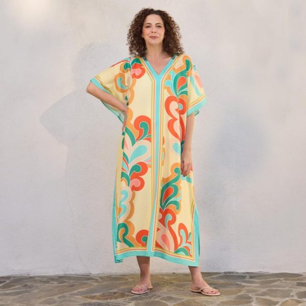 617Z5Cgb5XL-768x768 Paisley Pop Caftan Beach and Pool Coverup