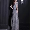 617cHlXTbzL.jpg Shiny Sequin Off Shoulder Evening Dress for Women Classic Luxury Banquet Party Gown