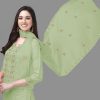617eHmbX-wL.jpg Women's Cotton Embroidery Salwar Suit Set Kurta Pant with Dupatta Kurta Set for Women