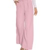 6188NjzHMqL.jpg Women Suit Pants Wide Leg Pants High Elastic Waisted in The Back Business Work Trousers Long Straight