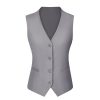 Women's 3 Piece Suit Lady Business Casual Office One Button Slim Fit Blazer Jacket Vest Pants Set