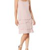 618x2Kp7HQL.jpg Women's Mother of The Bride Tiered Jacket Dress with Shoulder Embellishment (Petite and Regular Sizes)