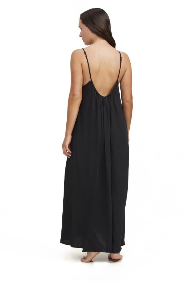 61CTPOn4lML.jpg Luma Women's Deep Ruched Scoop Neck Maxi Dress Coverup and Flowy Design for a Comfortable Fit