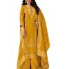 Summer Soft cotton hand work Sharara Suit For Woman Stitched 8159 (3, m)