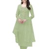 61R2Si6aJVL.jpg Women's Cotton Embroidery Salwar Suit Set Kurta Pant with Dupatta Kurta Set for Women