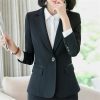 61TWFF-hzgL.jpg Women Office Ladies Formal Outerwear Work Tops Blazers and Jackets