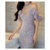 61VA4j5UrBL.jpg Sexy Halter Evening Dress for Women Versatile Formal Toasting Gown Elegant Party Dresses for Wedding