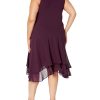 Women's Plus Size Embellished Tiered Mother of The Bride Gown with Jacket, Wedding Guest, Formal Event Dress
