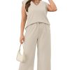61cO9HTyA7L.jpg Two Piece Sets for Women Summer Vacation Travel Outfits Business Casual Outfits Matching Sets Women Clothing