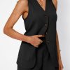 61coOSfCXXL.jpg Summer Sets for Women Two Piece Vacation Outfits Short Set Button Down Business Casual Dressy 2 Piece Clothes 2025