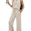 61dMVID7pML.jpg Two Piece Sets for Women Summer Vacation Travel Outfits Business Casual Outfits Matching Sets Women Clothing