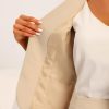 61iSgicMAKL.jpg Women's Business Skirt Suit Set Work Office Short Sleeve Blazer Jacket Pencil Skirt