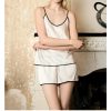 61iwYl1u-EL.jpg Women's Silk Sleep Set Halter Vest & Shorts Pajama Premium Quality