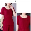 61wGHWr9b8L.jpg Women's Cotton Sleep Set - T-Shirt & Trousers Breathable Pajama Soft Feel