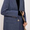 Women's One Button Coat Work Office Suit Jacket Notch Lapel Blazer