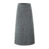 710tifkddJL.jpg Women's Knit Maxi Set - Bat Wing Sleeve V-Neck Sweater & A-Line Contour Skirt in Heather Gray