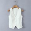 71EoNwAo3kL.jpg Women's 3-Piece Blazer Suit - Notched Twill Jacket & Bow Waist Pleated Skirt