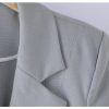 Women's Spring Summer Slim Half Sleeve Casual Jacket Lady Office Jacket Tops
