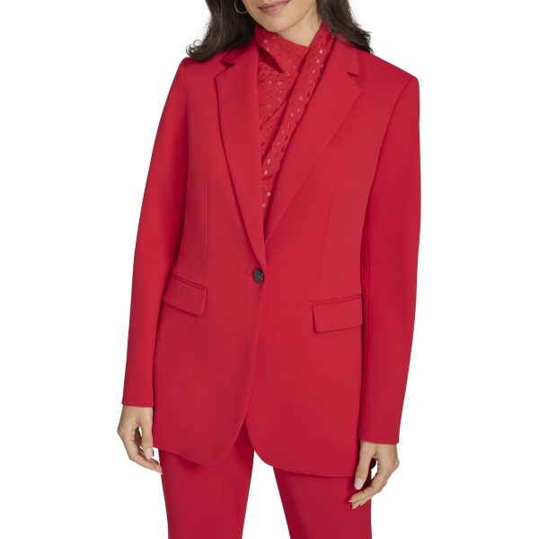 71GjpANtNBL.jpg Women's One Button Lux Blazer