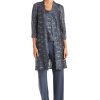 Women's Scallop Lace Duster Pant Set