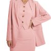71O0NHBs6UL.jpg Women's 3 Piece Skirt Sets Business Casual Short Skort Blazer Suit Long Sleeve Jacket Vest Matching Outfits