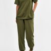 71Otfj5qrOL.jpg Women's Summer 2 Piece Outfit Tracksuits Casual Short Sleeve Tops High Waisted Sweatpants Set