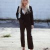 71bltnxGpdL.jpg 2 Piece Outfits for Women Dressy Blazer Jackets High Waisted Straight Leg Pants Suits Set Business Casual Office