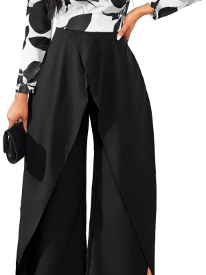 71eI-sMF6L.jpg Casua Jumpsuit for Women Sexy Hight Waist Straight Long Pants Wide Leg Pants Womens One Piece Outfits