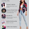 71etL96cexL.jpg Women's Casual Work Office Blazer Jacket Open Front Shawl with 3/4 Scrunch Sleeves