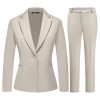 71g9NNPhrEL.jpg Women's Business Suits for Work Professional 2 Piece Slim Fit Outfits for Women