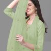 71kEMEx1LoL.jpg Women's Cotton Embroidery Salwar Suit Set Kurta Pant with Dupatta Kurta Set for Women