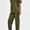 71wVhd0hACL.jpg Women's Summer 2 Piece Outfit Tracksuits Casual Short Sleeve Tops High Waisted Sweatpants Set