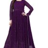 8142iRMR0YL.jpg Women's Georgette Embroidery Salwar Suit Anarkali Kurta Set with Dupatta