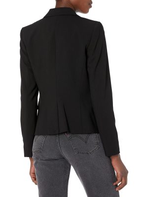 Women's Two Button Lux Blazer (Petite, Standard, & Plus)