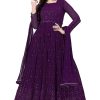818iNuw3-tL.jpg Women's Georgette Embroidery Salwar Suit Anarkali Kurta Set with Dupatta