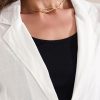 Women's Linen Blazer 2025 Summer Lightweight 3/4 Sleeves Casual Office Work One Button Notched Lapel Suit Jacket