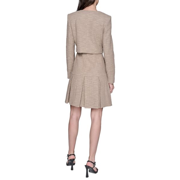 81HZN6hVjqL.jpg Women's Crop Stretch Texture Long Sleeve Jacket