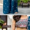 81JYvzyd3VL.jpg Women's Georgette Embroidery Crop Top with Flared Palazzo and Shrug Set