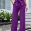 81M4terKOYL.jpg Women's Casual High Waisted Wide Leg Dress Pants with Pockets and Belt